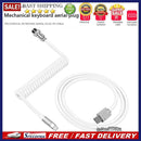 2 in 1 Spring Wire for Mechanical Keyboard Type-C To USB Computer Accessories