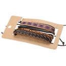 Man European Hot Retro Multilevel Cowhide Handmade Woven Bracelet Newly