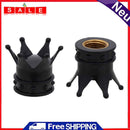 2pcs Crown Shape Car Bike Tire Air Valve Stem Cap Wheel Tyre Stem Dust Covers