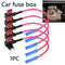 5pcs Car Mini Blade Fuse Holder Add-A-Circuit Fuse TAP Adapter with 5 Car Fuses