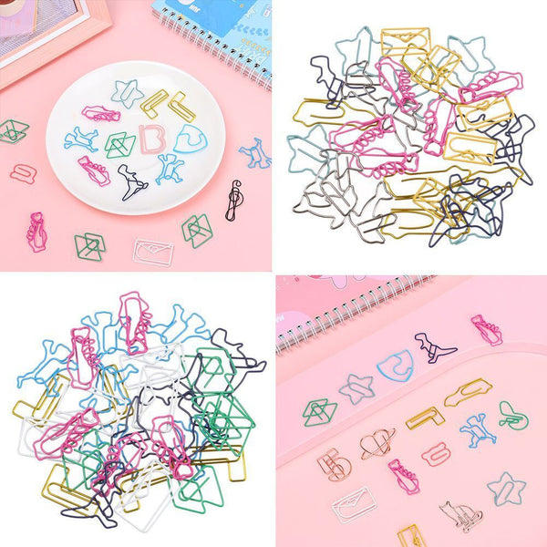Desktop Storage Memo Notebook Stationery Paper Clips Binder Clip Bookmark