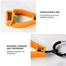 3pcs Glove Grabber Clamp Catcher Safety Working Clip Holder Hanger (Orange)
