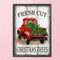 Full Cross Stitch 11CT Christmas Tree Car Stamped Embroidery DIY Needlework