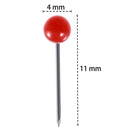 Board Supplies Map Tacks Thumbtacks Push Pins Plastic Head with Steel Point