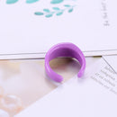 Hand-painted Irregular Jelly Open Rings Ladies Adjustable Oil Geometric Rings