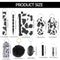 Defense tool Safety Keychain Pendant Personal Alarm Protection Key chain Set