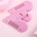 Heart Shape Thinning Hair Cutting Comb Pubic Hair Brushes Trimming Tools Newly