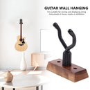 Guitar Wall Mounted Hanger Hook Holder Bass Ukulele Display Wooden Stand Rack