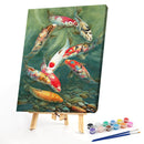 #A Carp Oil Paint By Numbers Kit DIY Acrylic Painting on Canvas Frameless Draw