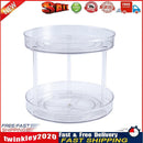 Rotating Kitchen Spice Storage Rack Bottle Shelf (Small Double Layers) Newly