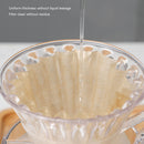 50pcs Pour Over Wave Coffee Drip Filter Paper for Coffee Maker (1-2 Cup)