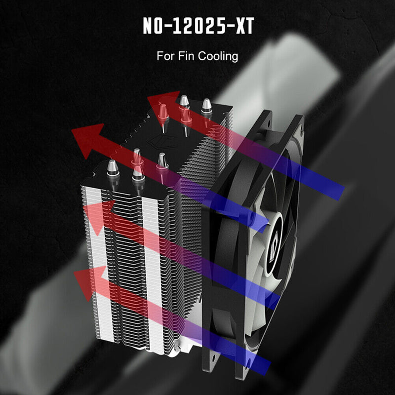 ID-COOLING NO-12025-XT DC 12V 1800RPM CPU Cooler Hydraulic Bearing Radiator Fan