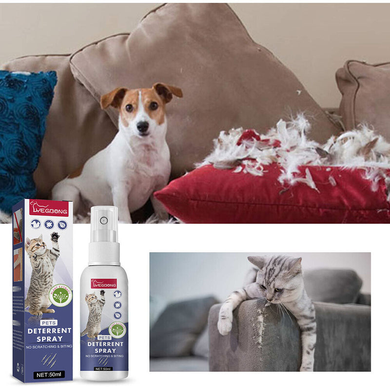 50ml Cat Defense Spray for Home, Sofas, Pets, Scratch Resistant Protective Product