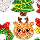 Diamond Painting Cartoon Stickers Kids DIY Round Drill Mosaic Decals (11)