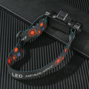 Dimming 2500lm Usb Rechargeable Headlight Working Light Head Lamp Headlamp
