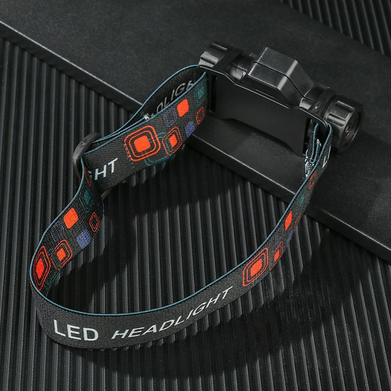 Dimming 2500lm Usb Rechargeable Headlight Working Light Head Lamp Headlamp