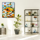 Painting By Numbers DIY Insect Sunflower Hand Painted Canvas Oil Art Picture Kit