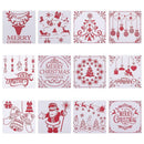 DIY Craft Scrapbooking Merry Christmas Layering Stencils Painting Template