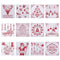DIY Craft Scrapbooking Merry Christmas Layering Stencils Painting Template