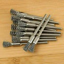 5Pcs Rotary Steel Wire Wheel Brush Cup Shank For Drill Rust SH Weld C8J5 D0V2