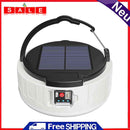 LED Camping Hanging Lights 3 Gears Waterproof Solar BBQ Hiking Tent Flashlight