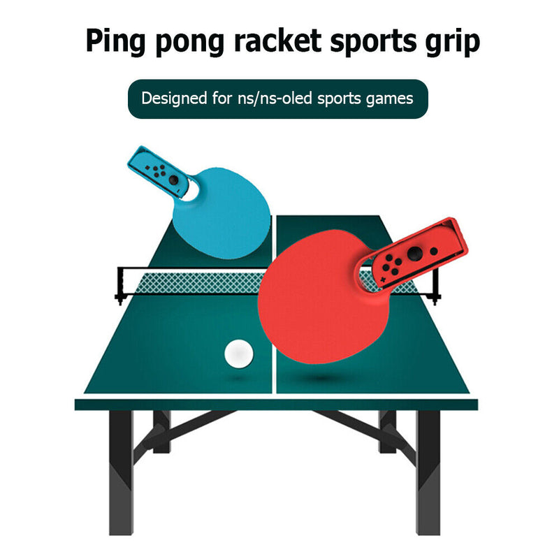 1 Pair Table Tennis Racket Gaming Controller Hand Grips for Switch OLED