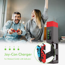 Portable 4 Port Joy-Con Controller Charging Dock Gamepad Charger Station Cradle