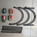 Mini Christmas Electric Train with Sound Light Music Set for Boys Girls (B)
