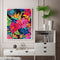 Flowers Leaves Oil Paint By Numbers Kit DIY Home Decoration Gift Wall Pictu