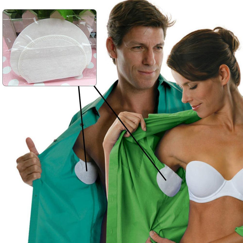 200pcs Disposable Armpit Sweat Absorbing Pads Deodorants Stickers Newly