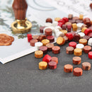 100pcs Retro Octagon Fire Painting Pills Sealing Wax Granules Stamping Wraps