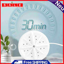 USB Powered Mini Washer Spinning Rotating Turbo Washer Portable for Travel Home