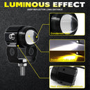 Adjustable 60W Bifocal Motorbike LED Headlight Motorcycle Spotlight (1pcs) Newly