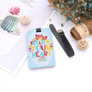 DIY Special Shaped Diamond Painting Letter Flower Leather Boarding Pass