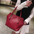 4pcs/set Simple Leather Shoulder Handbags Clutch Card Holder Women Composite Bag