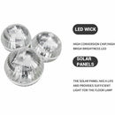 Floating Fountain Lights Pond Light Solar Powered Floating Lights LED Lamp