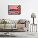 DIY Digital Oil Painting By Numbers Flower Tower Canvas Drawing Picture 40x50