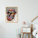 5D Diamond Painting Graffiti Kit Full Round Drill DIY Mosaic Picture Home Decor