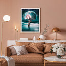 5D DIY Moon Giraffe Full Round Diamond Painting Kit Picture Artwork Craft