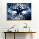 DIY Digital Picture Cowboys Star Painting By Numbers Set Acrylic Handicraft Art