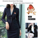 Christmas Bird Brooch Badge Pin Rhinestone Enamel Brooch Gifts M2P9