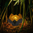 Solar Lawn Lamps Cracked Glass Ball Lotus Light Home Garden Decoration Lights