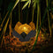 Solar Lawn Lamps Cracked Glass Ball Lotus Light Home Garden Decoration Lights