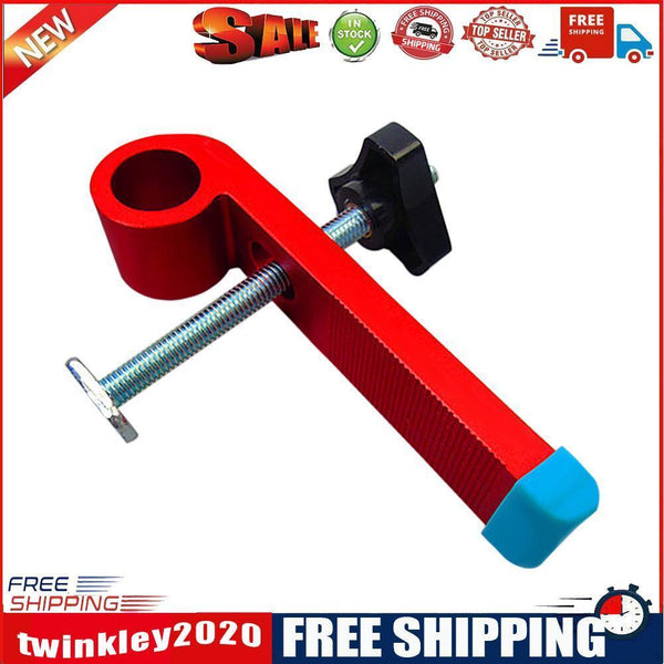 T-type Slide Slot Stopper Woodworking Positioning Limiter Wood Clamp (B)