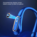#A Bladeless Fan Mini Outdoor Sports Air Conditioners USB Rechargeable Neckband