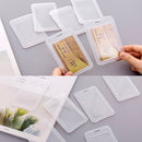 Holder Plastic Protection Sleeve IC Card Holder Business Card Case Transparent