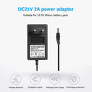 21V 2A 18650 Lithium Battery Charger DC5.5mm Power Adapter Charger (EU) Newly