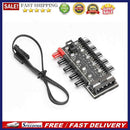 4-Pin PWM Cooling Fan Power Hub Splitter Adapter PC Speed Controller Adapter