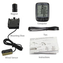 SunDing Bicycle Wired Computer Waterproof Backlight Odometer Speedometer