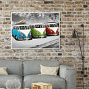 DIY Diamond Painting Kits Full Round Drill Beach Bus Mosaic Home Decoration